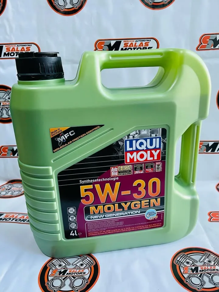 Bidón de 4 litros de aceite Liqui Moly Molygen 5W-30